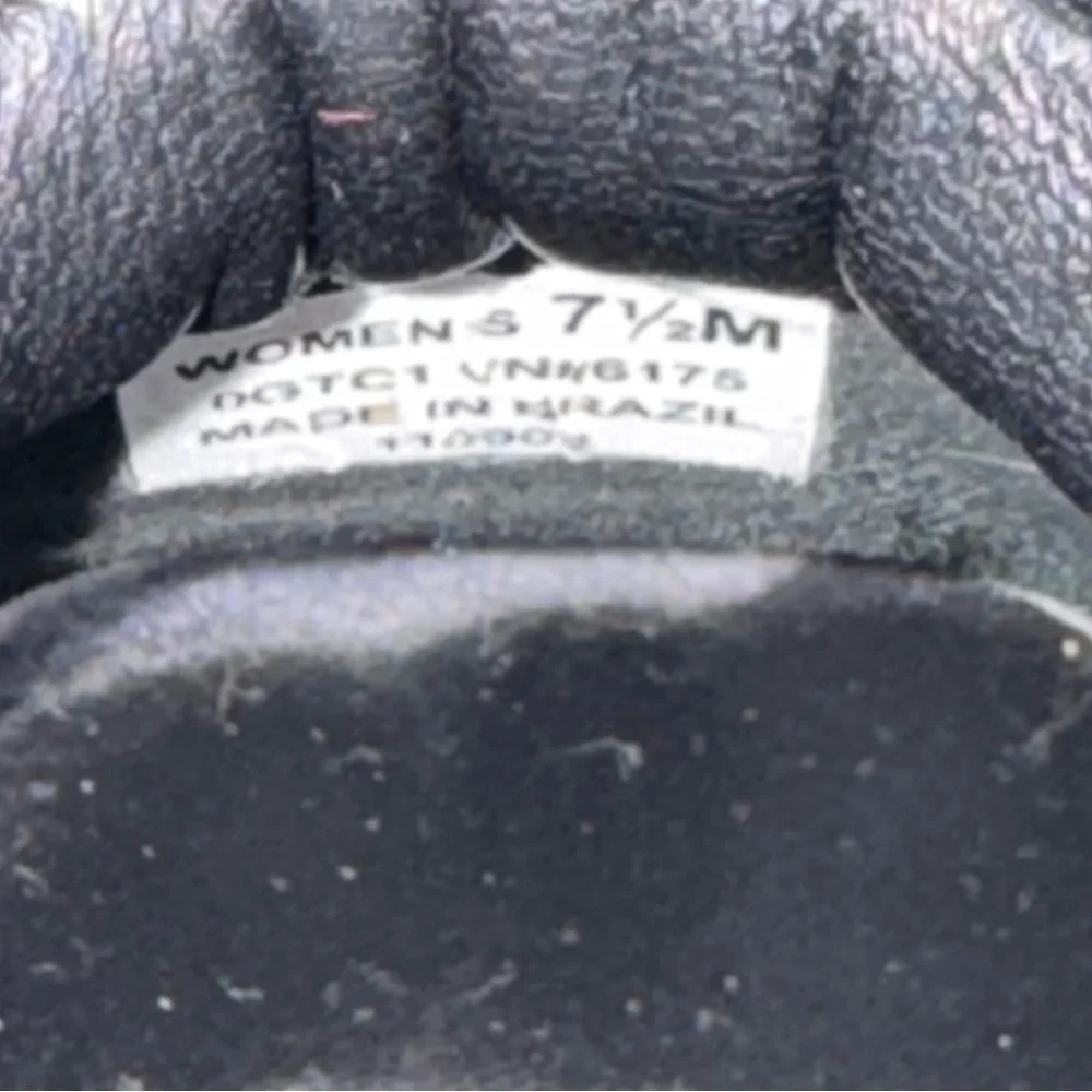 L.L.Bean Womens Black Leather Clogs Slip On Work Shoes 7.5M Comfort - Picture 7 of 7